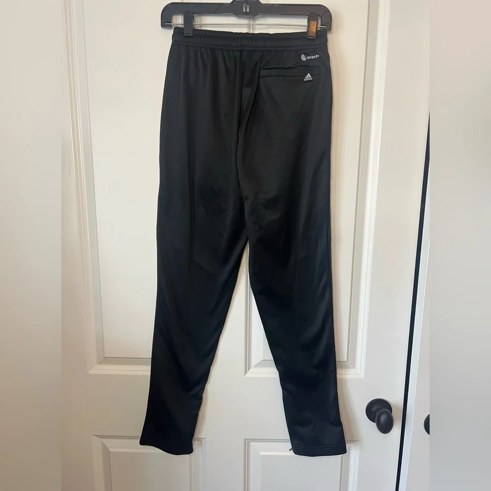 adidas Black  Performance Joggers with White Logo